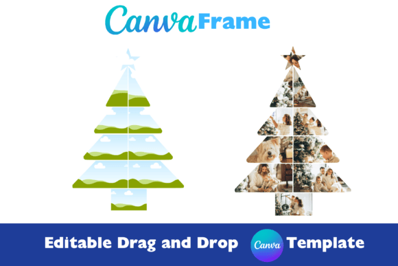 Christmas Tree Canva Photo Collage: A Festive Design Template