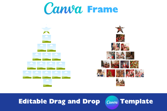 Christmas Tree Canva Template Square: Your Holiday Visuals, Simplified