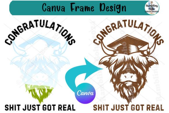 Congrats Got Real Canva Frame Template: Beyond a Single Frame