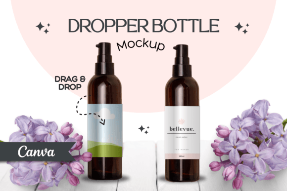 Cosmetic Bottle Canva Mockup: Elevate Your Product Visuals