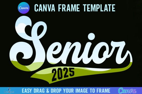 Designing for the Class of '25: A Retro Frame Template Guide