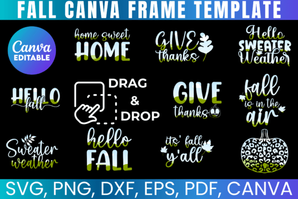 Fall Canva Bundle, Pumpkin Season: Your Autumn Design Toolkit