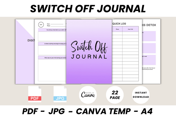 Master Digital Detox with a Switch Off Journal Template