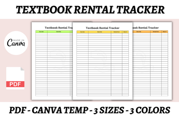 Organize Your Book Business with a Canva Tracker Template