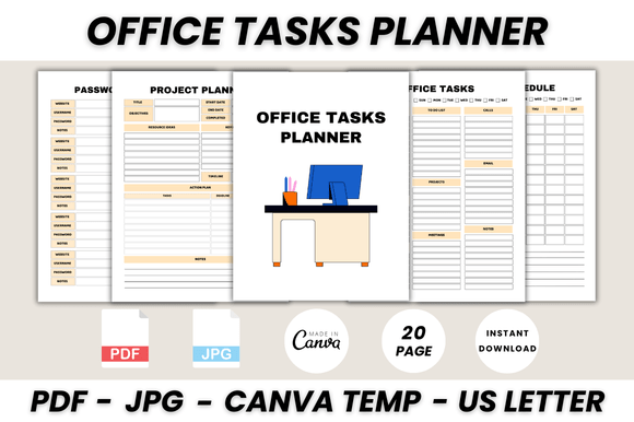 Streamline Your Workflow with This Office Tasks Planner