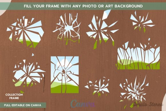 Unlocking the Shatter Break Mirror Canva Frame